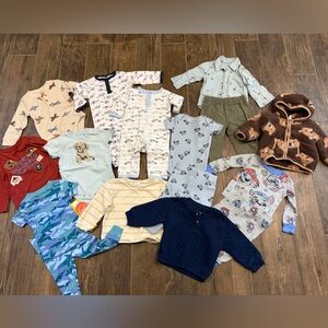 9-12 month baby boy clothing bundle